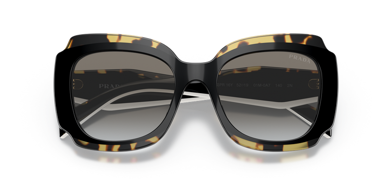 Prada PR 16YS in Black/Havana - Side View