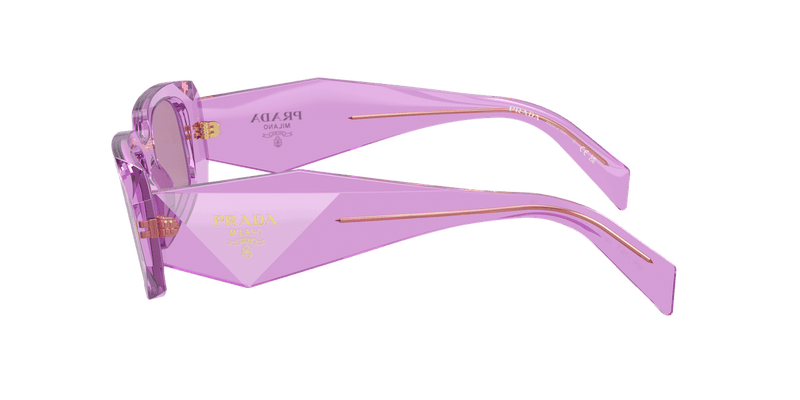 Prada PR 17WSF in Transparent Amethyst / Dark Violet Mirror Silver Int (13R07Q) - Alternate View
