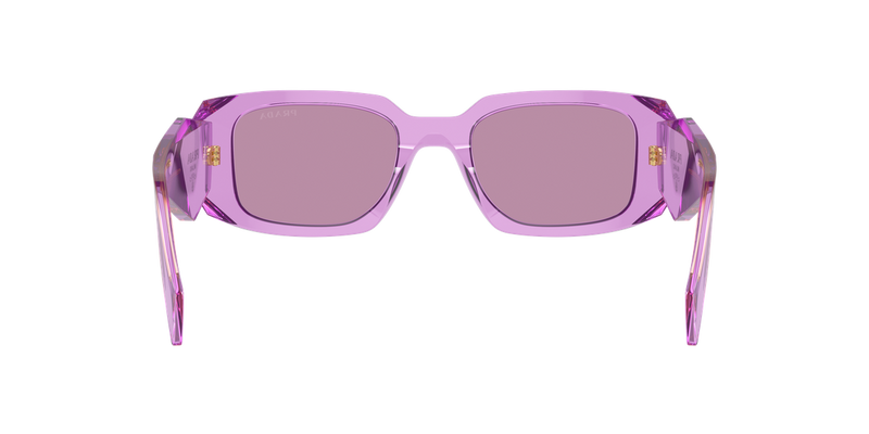 Prada PR 17WSF in Transparent Amethyst / Dark Violet Mirror Silver Int (13R07Q) - Alternate View
