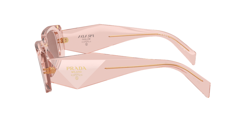 Prada PR 17WSF in Transparent Peach / Light Brown (19Q10D) - Alternate View