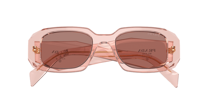Prada PR 17WSF in Transparent Peach / Light Brown (19Q10D) - Alternate View