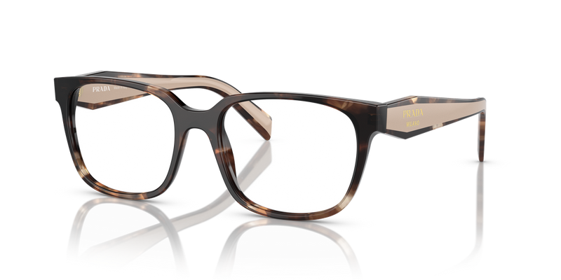 Prada PR 17ZVF in Caramel Havana / Demo Lens (07R1O1) - Front View