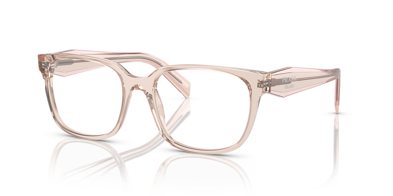 Prada PR 17ZVF in Crystal Pink / Demo Lens (15J1O1) - Alternate View