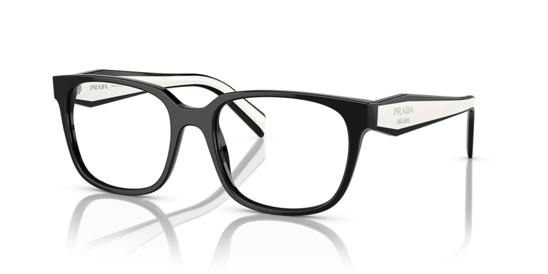 Prada PR 17ZVF in Black / Demo Lens (1AB1O1) - Alternate View