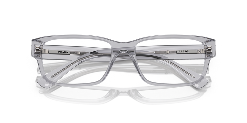 Prada PR 18ZVF in Crystal Grey / Demo Lens (U431O1) - Alternate View