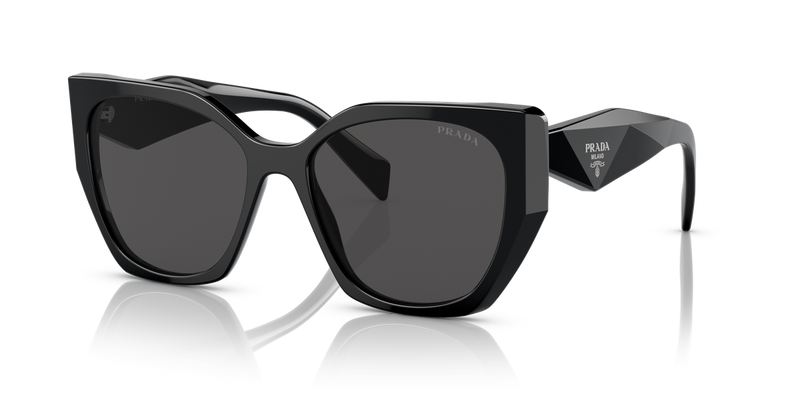 Prada PR 19ZSF in Black / Dark Grey (1AB5S0) - Front View