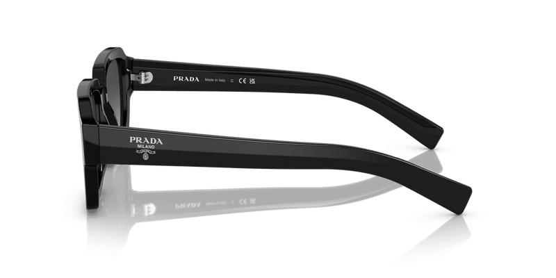 Prada PR 02ZS in Black / Graphite Sfumato Cristallo (1AB06T) - Alternate View