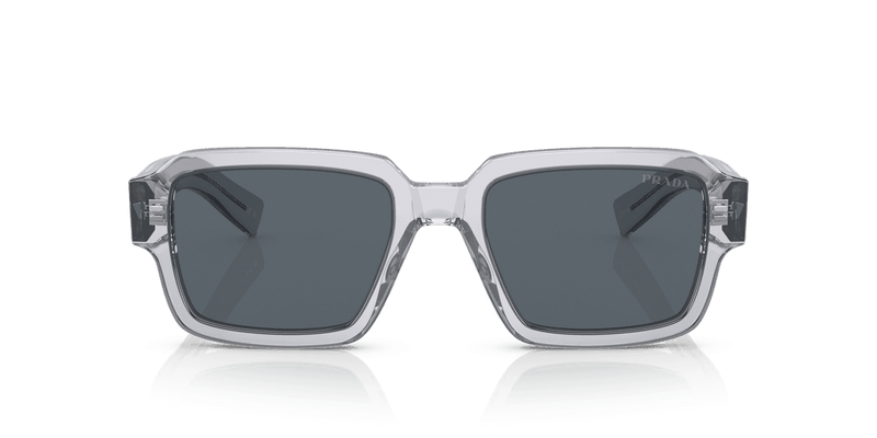Prada PR 02ZS in Transparent Grey / Blue (U430A9) - Alternate View