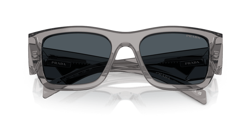 Prada PR 10ZS in Transparent Asphalt / Dark Grey (16Z70B) - Alternate View