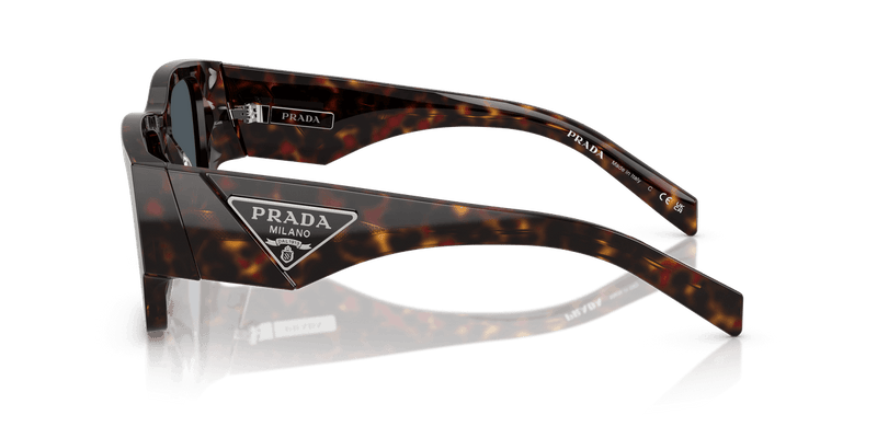 Prada PR 10ZS in Root Tortoise / Dark Grey (17N70B) - Temple Detail