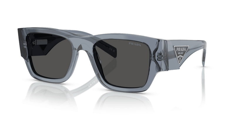Prada PR 10ZS in Transparent Ocean / Dark Grey (17T08Z) - Alternate View