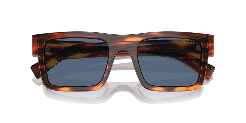 Prada PR 19WS in Striped Radica / Dark Blue (17R06A) - Alternate View