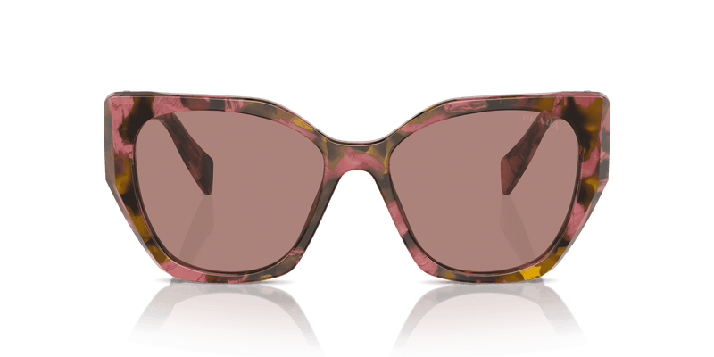 Prada PR 19ZS in Tortoise Cognac Begonia / Light Brown (18N10D) - Alternate View