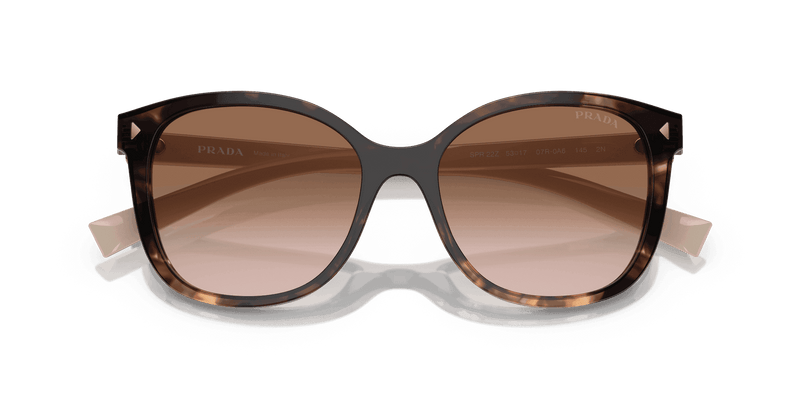 Prada PR 22ZS in Caramel Tortoise / Brown Gradient (07R0A6) - Alternate View