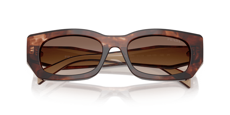 Prada PR B05S in Caramel Tortoise / Brown Gradient (00K10S) - Side View