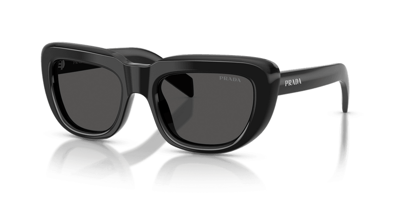 Prada PR D07S in Black / Dark Grey (16K08Z) - Front View