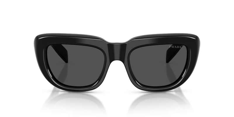 Prada PR D07S in Black / Dark Grey (16K08Z) - Back View