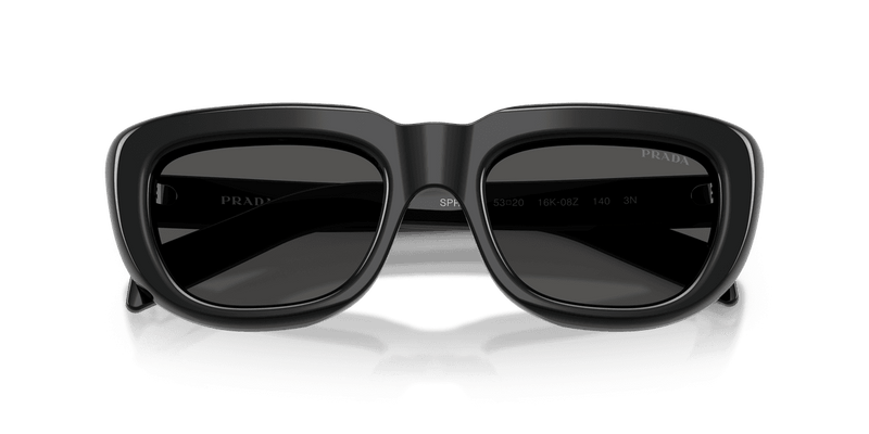 Prada PR D07S in Black / Dark Grey (16K08Z) - Side View