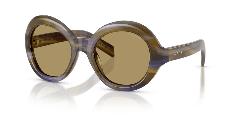 Prada PR D08SU in Striped Lagoon / Green Olive (23G70G) - Alternate View
