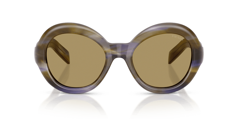 Prada PR D08SU in Striped Lagoon / Green Olive (23G70G) - Alternate View