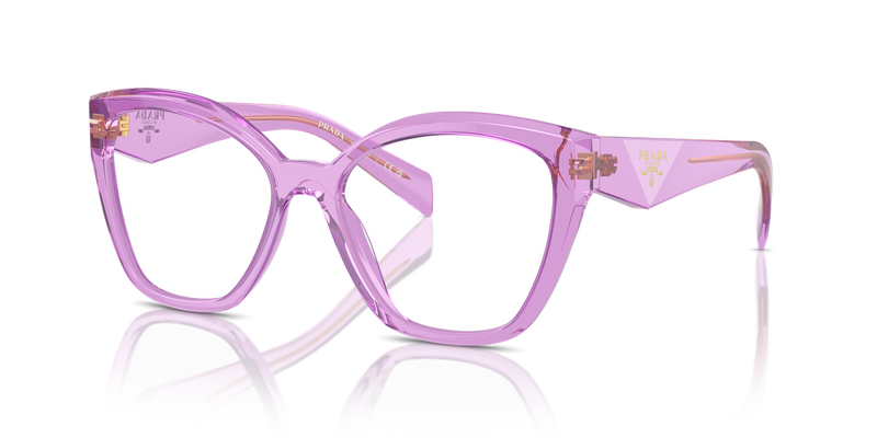 Prada PR 20ZV in Transparent Amethyst / Demo Lens (13R1O1) - Alternate View