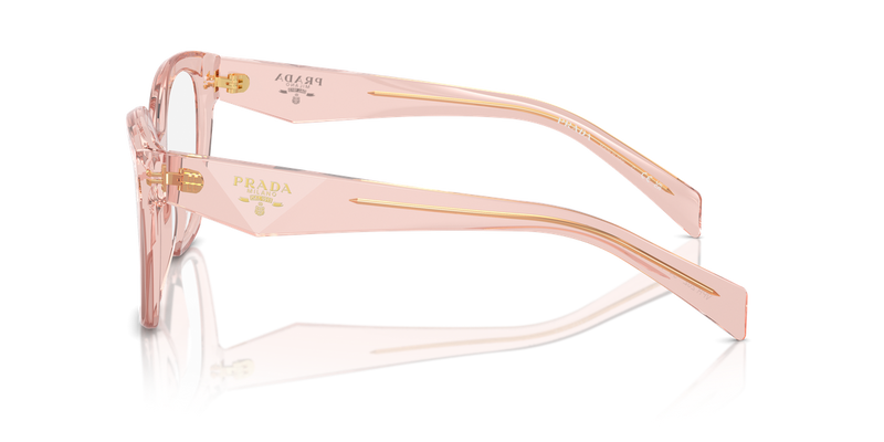 Prada PR 20ZV in Transparent Peach / Demo Lens (19Q1O1) - Alternate View