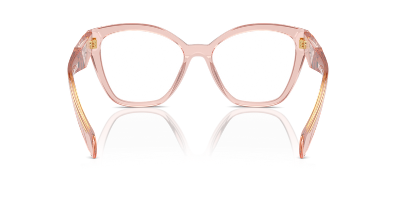 Prada PR 20ZV in Transparent Peach / Demo Lens (19Q1O1) - Alternate View