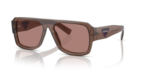 Prada PR 22YS - Transparent Brown / Light Brown (17O60B)