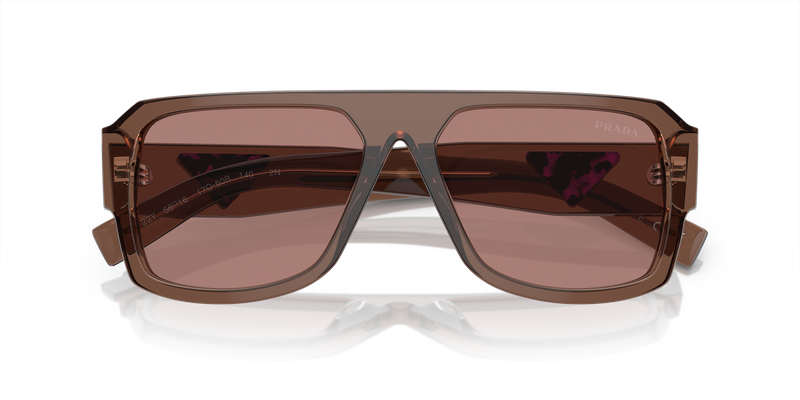Prada PR 22YS in Transparent Brown - Side View