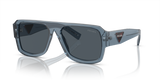 Transparent Grey / Dark Grey (19O70B)