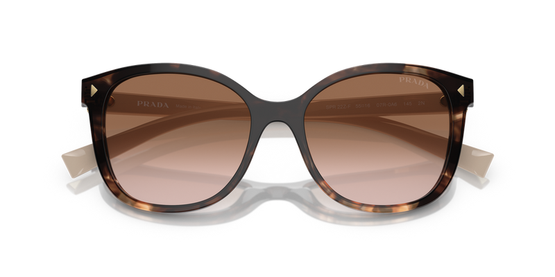 Prada PR 22ZSF in Caramel Tortoise / Brown Gradient (07R0A6) - Alternate View