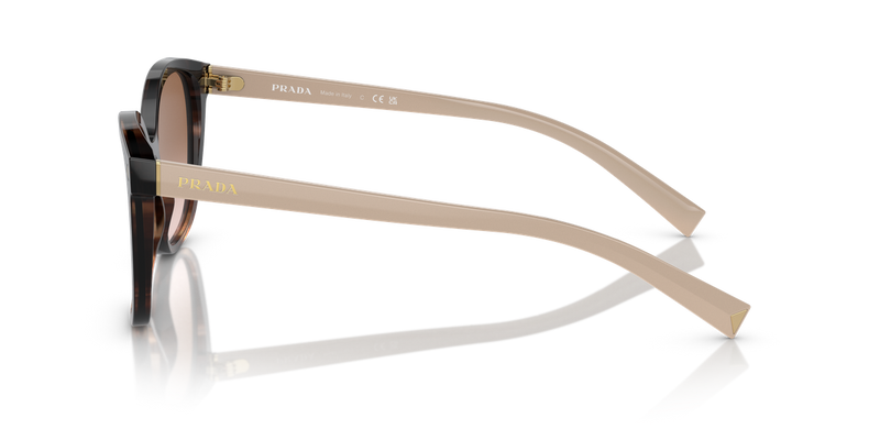 Prada PR 22ZSF in Caramel Tortoise / Brown Gradient (07R0A6) - Alternate View