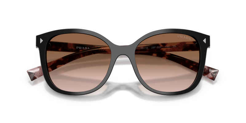 Prada PR 22ZSF in Black / Brown Gradient (28F90P) - Alternate View
