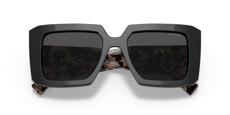 Prada PR 23YS in Black / Dark Grey (1AB5S0) - Side View