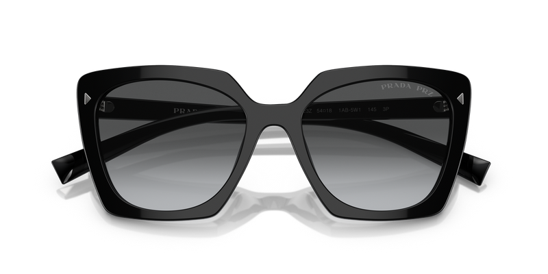 Prada PR 23ZS in Black / Polarized Grey Gradient (1AB5W1) - Alternate View
