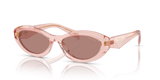 Transparent Peach / Light Brown (19Q10D)