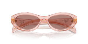 Transparent Peach / Light Brown (19Q10D)