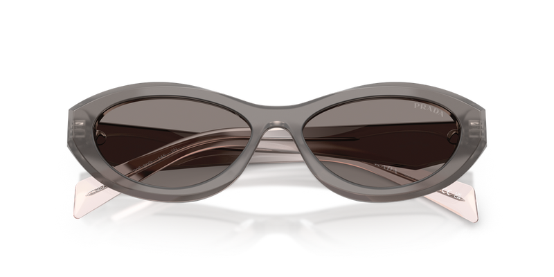 Prada PR 26ZSF in Grey / Dark Grey (20F80Q) - Side View