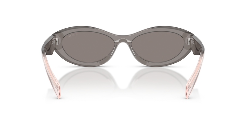 Prada PR 26ZSF in Grey / Dark Grey (20F80Q) - Temple Detail