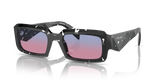 Black Crystal Tortoise / Clear Gradient Blue Gradient Magenta (15O60E)