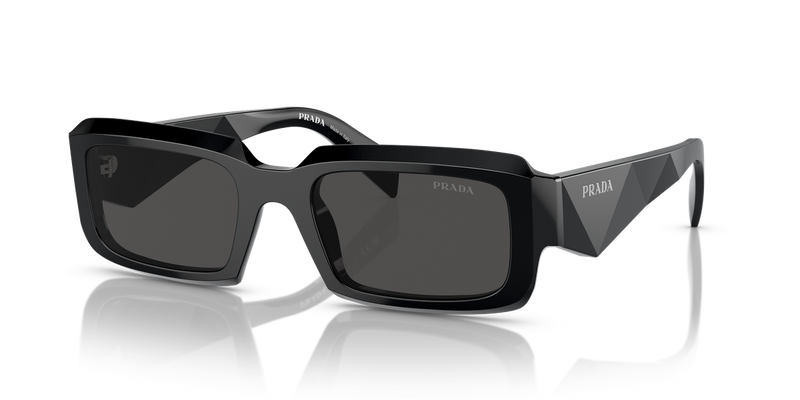 Prada PR 27ZS in Black / Dark Grey (16K08Z) - Front View