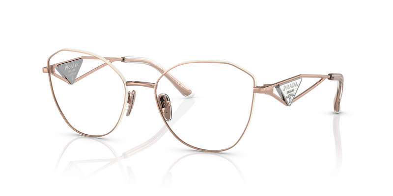 Prada PR 52ZV in Pink Gold - Front View