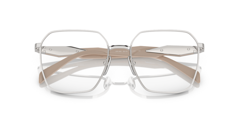 Prada PR 56ZV in Silver / Demo Lens (1BC1O1) - Side View