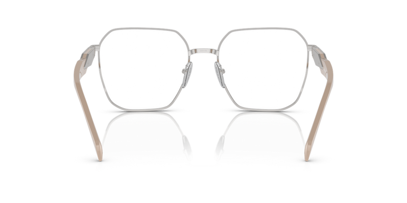 Prada PR 56ZV in Silver / Demo Lens (1BC1O1) - Temple Detail