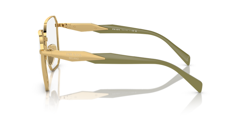 Prada PR 56ZV in Gold / Demo Lens (5AK1O1) - Alternate View