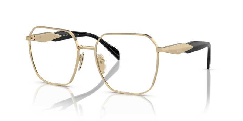 Prada PR 56ZV in Pale Gold / Demo Lens (ZVN1O1) - Alternate View