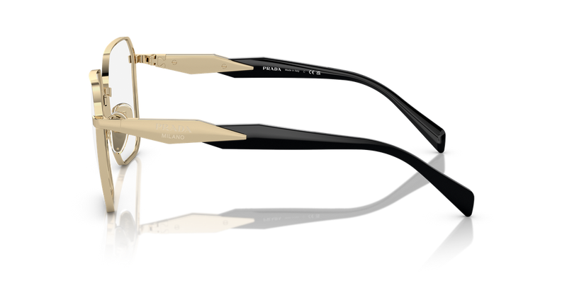 Prada PR 56ZV in Pale Gold / Demo Lens (ZVN1O1) - Alternate View