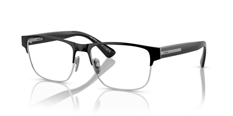 Prada PR 57ZV in Black - Front View