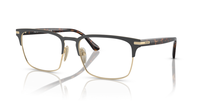 Prada PR 58ZV in Matte Brunished/Pale Gold - Front View
