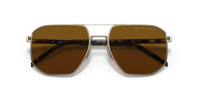 Prada PR 59YS in Pale Gold - Side View